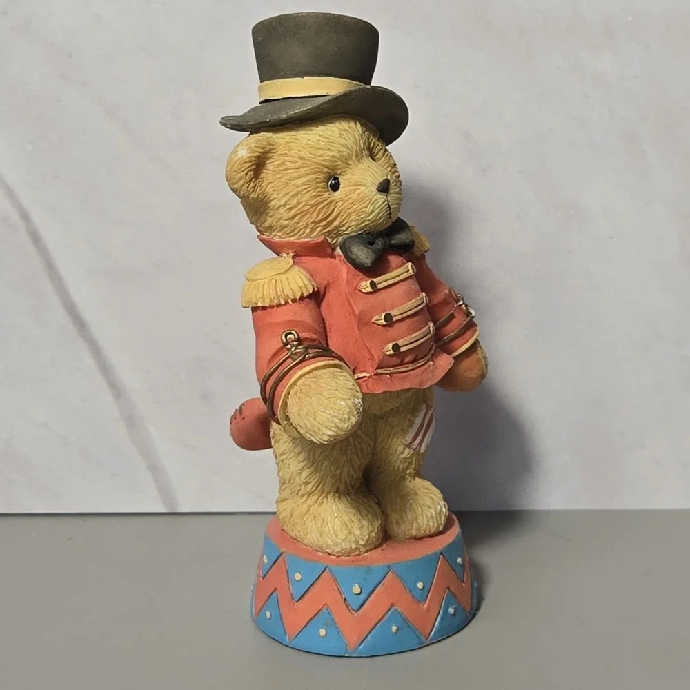 Cherished Teddies Bruno Step Right Up And Smile Circus Ringmaster Figurine 1995